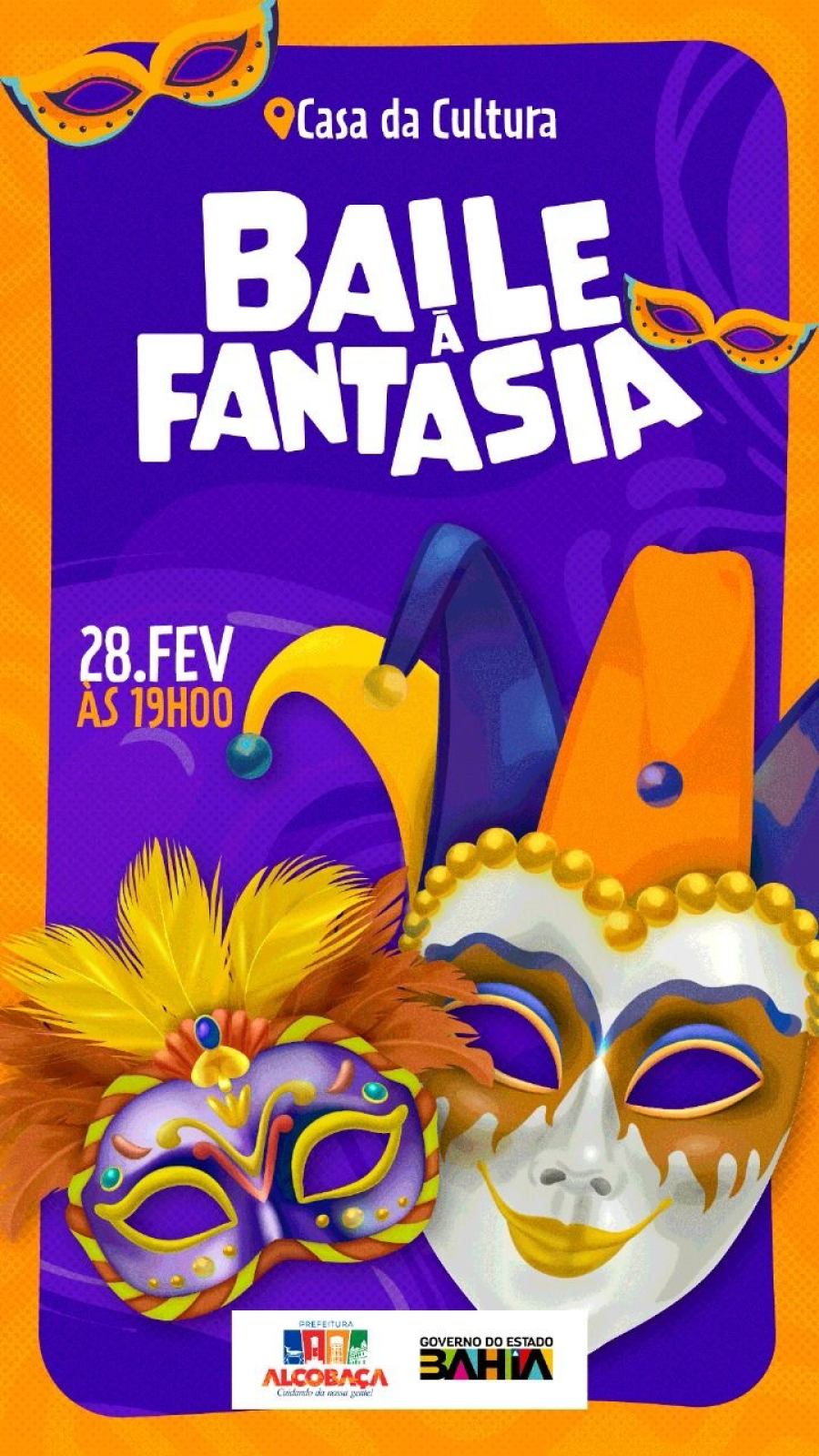 Secretaria de Turismo resgata Baile à Fantasia na Casa da Cultura de Alcobaça neste Carnaval